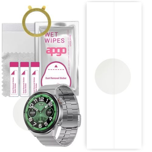 1x folia hydrożelowa MATOWA do Kello DX3 PRO - apgo Smartwatch Hydrogel MATTE Protection Ochrona na ekran smartwatcha