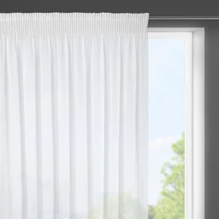 Eurofirany Firana Viola na taśmie 300x145 Biała ex-fir-viola-b-300x145-taśma - Firany - miniaturka - grafika 1