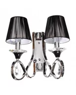 Lampy ścienne - Lumina Deco NEGRIO W2 Czarny LDW 8903-2 Kinkiet - miniaturka - grafika 1
