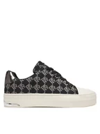 Trampki damskie - DKNY Trampki York Lace UP Sneak K2533982 Czarny - miniaturka - grafika 1