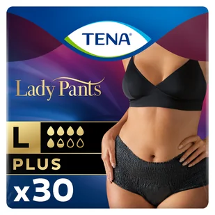 SCA Tena Lady Pants Plus Noir, large 95-130 cm, bielizna chłonna, 30 sztuk  9093946 - Pieluchy dla dorosłych - miniaturka - grafika 5
