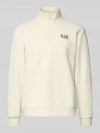 Bluzy męskie - Bluza ze stójką i zamkiem błyskawicznym - miniaturka - grafika 1