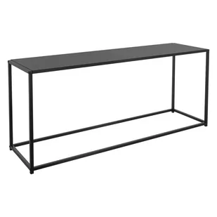 Stolik kawowy 115x32x50,5 cm czarny wykonany z metalu ML-Design - Ławy i stoliki kawowe - miniaturka - grafika 1