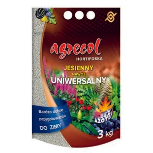Nawóz Hortifoska jesienna uniwersalna 3 kg Agrecol - Nawozy ogrodnicze - miniaturka - grafika 1
