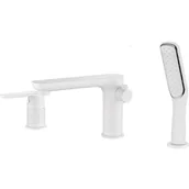 Baterie wannowe i prysznicowe - Kuchinox Bateria wannowa 3-otw. biała DIMA BQD 613D - miniaturka - grafika 1