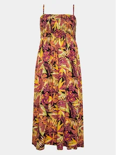 Roxy Sukienka letnia Remember Sun Wvsk ERJWK03146 Szary Slim Fit - Sukienki - miniaturka - grafika 1