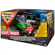 Zabawki zdalnie sterowane - Monster Jam, pojazd zdalnie sterowany Grave Digger - miniaturka - grafika 1