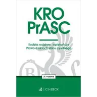 Prawo - KRO. PrASC. Kodeks rodzinny i opiekuńczy. Prawo o aktach stanu cywilnego - miniaturka - grafika 1