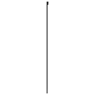 Drzwi przesuwne, czarne, 90x205 cm, szkło hartowane, aluminium 8721012120631 - Drzwi wewnętrzne - miniaturka - grafika 5