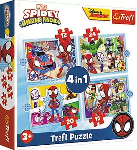 Trefl Puzzle 4w1 Ekipa Spidey'a - Puzzle - miniaturka - grafika 2