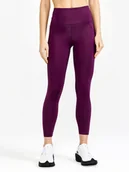 Spodnie sportowe damskie - Legginsy damskie Craft ADV Essence High Waist Purple L - miniaturka - grafika 1