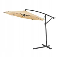 Parasole ogrodowe - PARASOL OGRODOWY DUŻY SOLIDNY SKŁADANY 3 M Z WYSIĘGNIKIEM REGULACJA XXXL - miniaturka - grafika 1