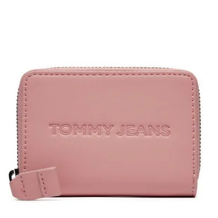 Duży Portfel Damski Tommy Jeans Tjw Ess Must Small Za AW0AW16387 Różowy - Portfele - miniaturka - grafika 1