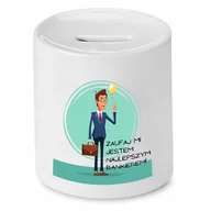 Skarbonki - Dla Niani Skarbonka na Urodziny na Prezent z Nadrukiem ze Zdjęciem + Opakowanie na prezent (wzór 01) - miniaturka - grafika 1