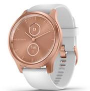 Monitory aktywności - Garmin, Zegarek sportowy, Vivomove Style,Rose Gold-White, Silicone - miniaturka - grafika 1