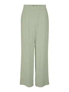 VERO MODA Vmcarmen Hr Wide Pull-on Pant Noos spodnie damskie, Reseda, XXL / 30L - Spodnie damskie - miniaturka - grafika 1