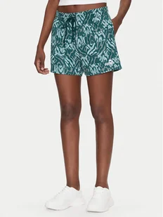 Puma Szorty sportowe 5" ESS Graphic 685073 Zielony Regular Fit - Spodenki damskie - miniaturka - grafika 1