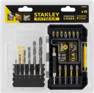 Wiertła - Stanley Wiertło Zestaw wierteł i bitów FatMax 19-częściowy STA88554-XJ - miniaturka - grafika 1