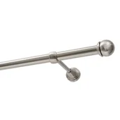 Karnisze - Karnisz DECASTYL Gałka Max pojedynczy 240cm Stal nierdzewna - miniaturka - grafika 1