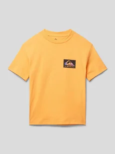 T-shirt z nadrukiem z logo - Koszulki dla chłopców - miniaturka - grafika 1