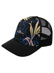 Quiksilver męska czapka Trucker czarna jeden rozmiar - Czapki damskie - miniaturka - grafika 1