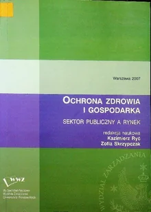 Ochrona zdrowia i gospodarka - Zarządzanie - miniaturka - grafika 1