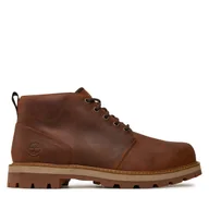Botki męskie - Trzewiki Timberland BRITTON ROAD MID CHUKKA WP TB0A69TWEM61 Brązowy - miniaturka - grafika 1