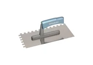 Narzędzia murarskie - KUBALA Paca nierdzewna 130x270mm ząb 6x6mm, uchwyt drewniany  0416 KUBALA KU0416 - miniaturka - grafika 1