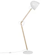 Lampy stojące - Beliani Lampa stojąca biała 175 cm HETTON - miniaturka - grafika 1