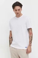 Koszulki męskie - Hugo Blue t-shirt bawełniany 2-pack męski kolor biały gładki - miniaturka - grafika 1
