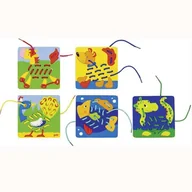 Układanki dla dzieci - Goki Plan Toys Plan Toys, sznurowanka Zawiąż but - miniaturka - grafika 1
