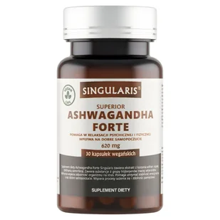 Singularis Superior Ashwagandha Forte 620 mg - Układ nerwowy - miniaturka - grafika 1