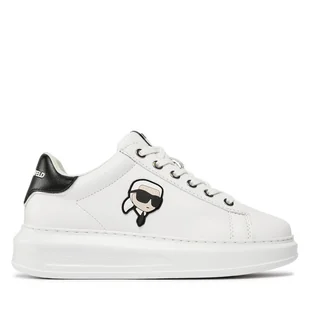 Sneakersy KARL LAGERFELD KL62530N Biały - Sneakersy damskie - miniaturka - grafika 1
