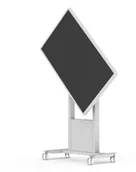 Uchwyty do monitorów - SMS Func Mobile Motorized Flipster 2 wózek elektryczny wyświetlaczy do 65 cali - miniaturka - grafika 1