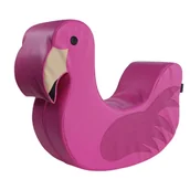 Meble i wyposażenie gabinetów medycznych - Piankowy bujak do siedzenia dla dzieci, Ptak flaming - miniaturka - grafika 1