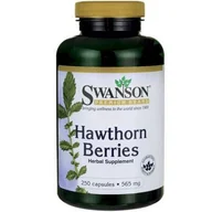 Serce i układ krążenia - Swanson, Usa Głóg owoce 565 mg - suplement diety 250 kaps. - miniaturka - grafika 1