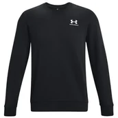 Bluzy sportowe męskie - Męska bluza Under Armour Essential Fleece Crew Rozmiar: XL / Kolor: czarny - miniaturka - grafika 1