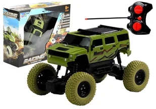 Import LEANToys Auto Zdalnie Sterowane Jeep R/C 1:18 Zielone - Zabawki zdalnie sterowane - miniaturka - grafika 2