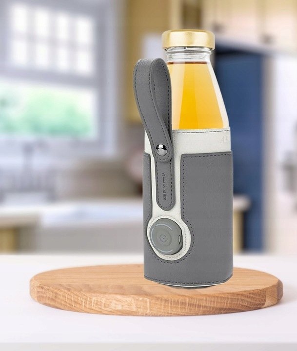 2 x PRZENOŚNY PODGRZEWACZ MLEKA POKARMU USB5V SAMOCHODOWY REGULACJA TEMPERA