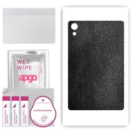 Akcesoria do tabletów i e-booków - folia naklejka skórka strukturalna na TYŁ do Blackview Tab 50 WiFi - Skóra Czarna - apgo SKINS - miniaturka - grafika 1