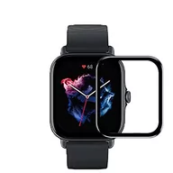 Akcesoria do smartwatchy - Szkło Hybrydowe Full Glue 5D Do Xiaomi Amazfit Gts 4 Czarny - miniaturka - grafika 1