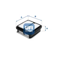 Filtry powietrza - Filtr powietrza UFI Filtry 30.A66.00 - miniaturka - grafika 1