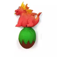 Figurki dla dzieci - Odwracalny smok - czerwony - miniaturka - grafika 1