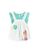 Dresy i komplety dla dziewczynek - Mayoral Komplet t-shirt i spódniczka 1875 Kolorowy Regular Fit - miniaturka - grafika 1