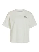 Koszulki i topy damskie - Vila Koszulka "Vimonie" w kolorze białym - miniaturka - grafika 1