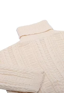 piano Damski sweter z golfem, modny sweter WOLLBIAŁY XS/S, biały (wollweiss), XS - Swetry damskie - miniaturka - grafika 1