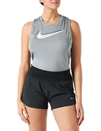 Spodnie damskie - Nike Damskie spodnie W Nk Eclipse Short 3 cale, czarny/odblaskowy srebrny, M - miniaturka - grafika 1