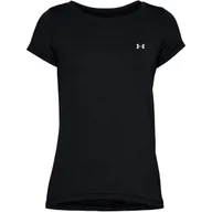 Koszulki sportowe damskie - Koszulka damska Under Armour HeatGear HG SS Black S - miniaturka - grafika 1