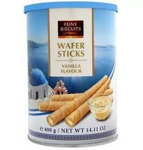 Feiny Biscuits Rurki Waflowe z Nadzieniem Waniliowym 400 g - Inne słodycze - miniaturka - grafika 1