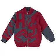 Swetry damskie - chicco Sweter kardigan dla chłopców, czerwony, 1 lata - miniaturka - grafika 1